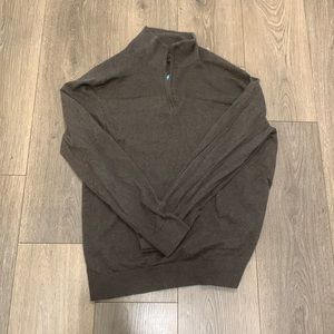 Mens half zip pullover